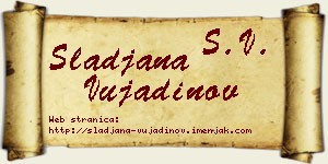 Slađana Vujadinov vizit kartica
